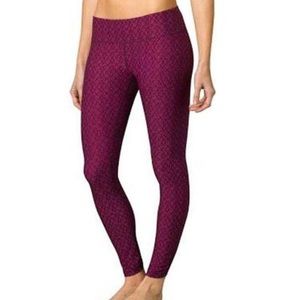 PrAna Misty Leggings Ruched Ankle Waist Pocket